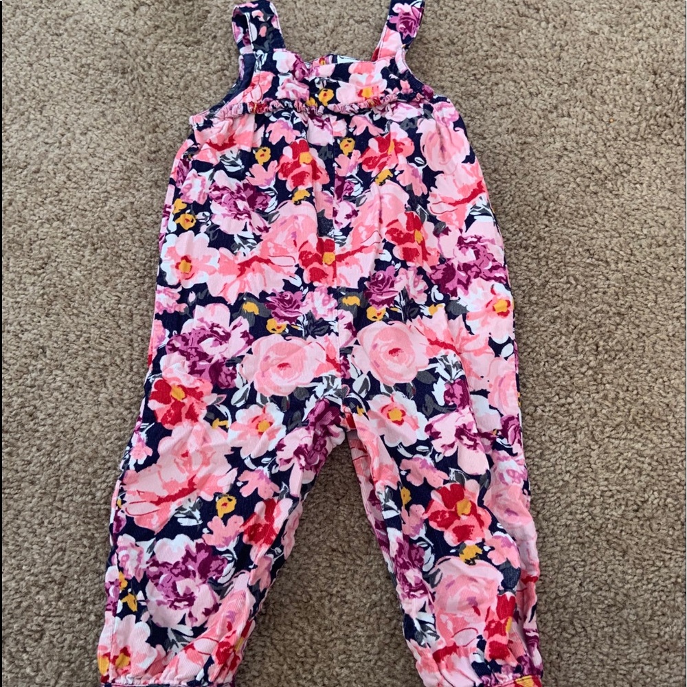 Floral spring time romper